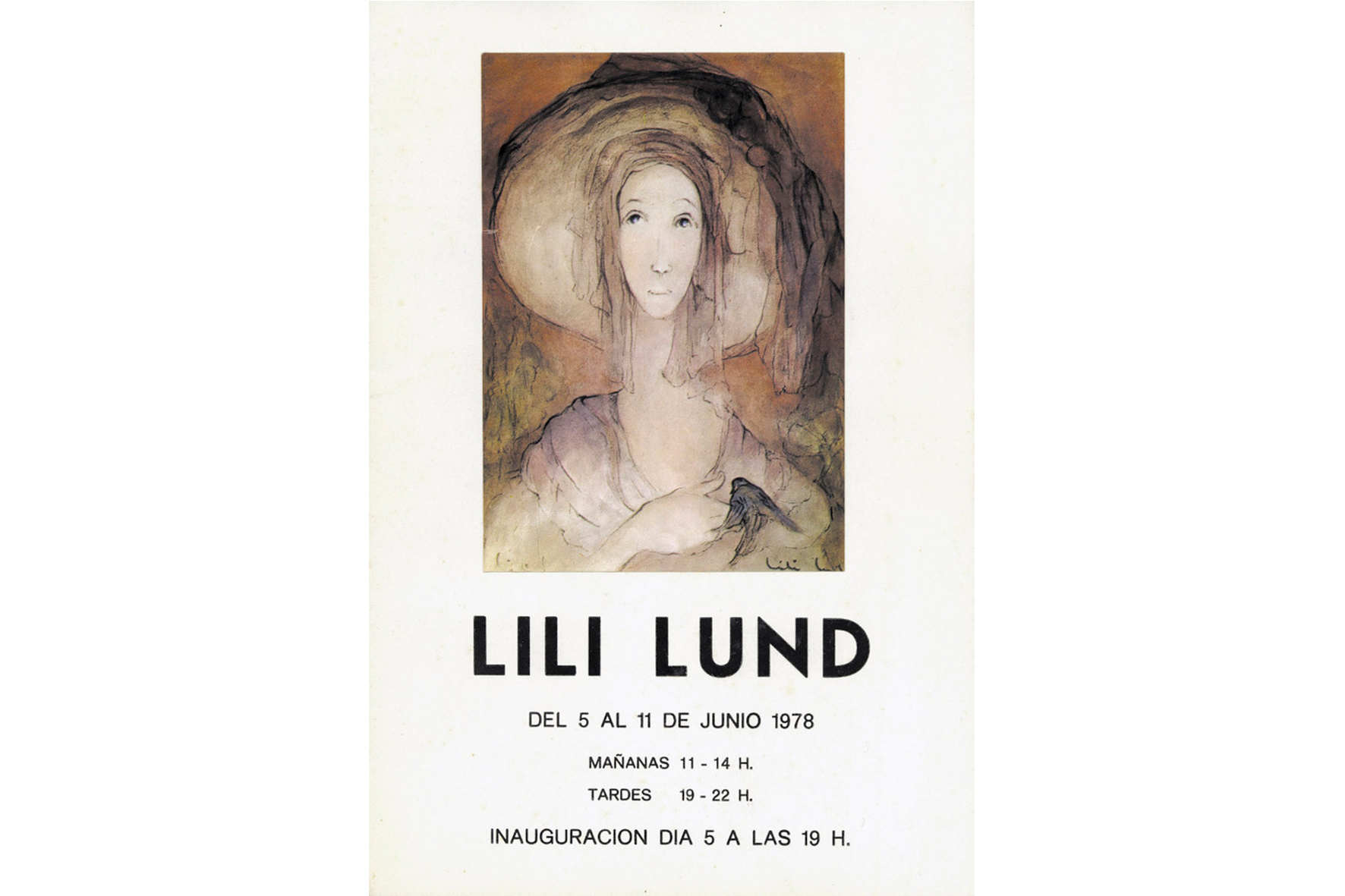 Cartell Exposició Lili Lund, 1978