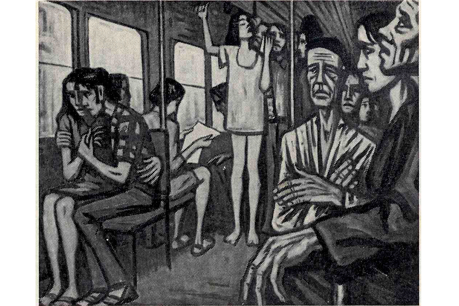 Bus de la mañana. Francisco Carreño Prieto. Catàleg "Salón de Otoño, 1970" Palma